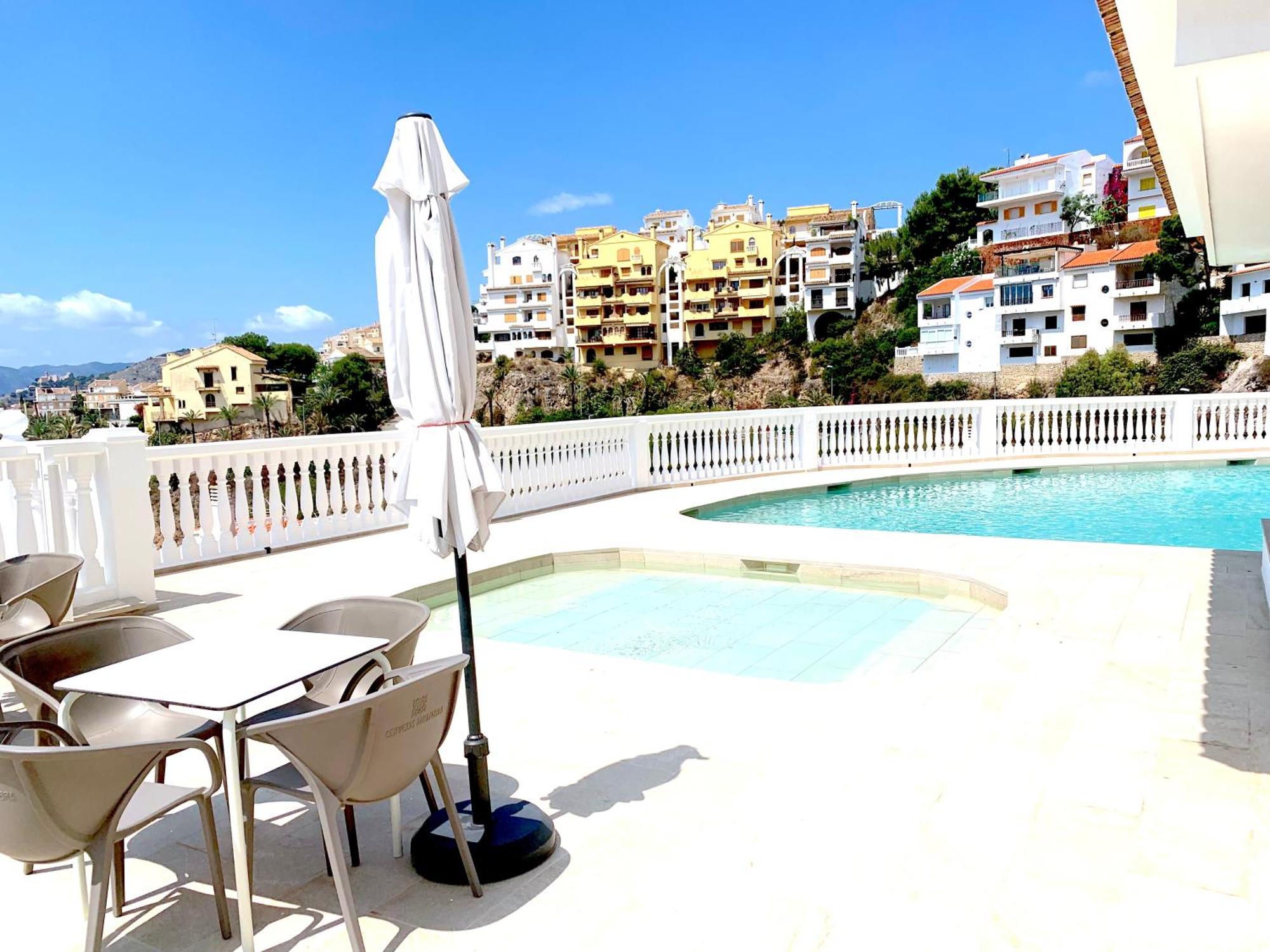 Royal Beach - Appartment With Sea View & Terrace Faro de Cullera Dış mekan fotoğraf