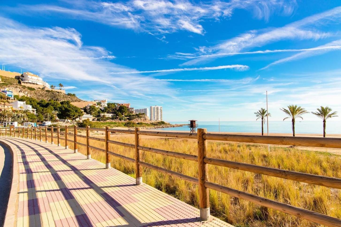 Royal Beach - Appartment With Sea View & Terrace Faro de Cullera Dış mekan fotoğraf