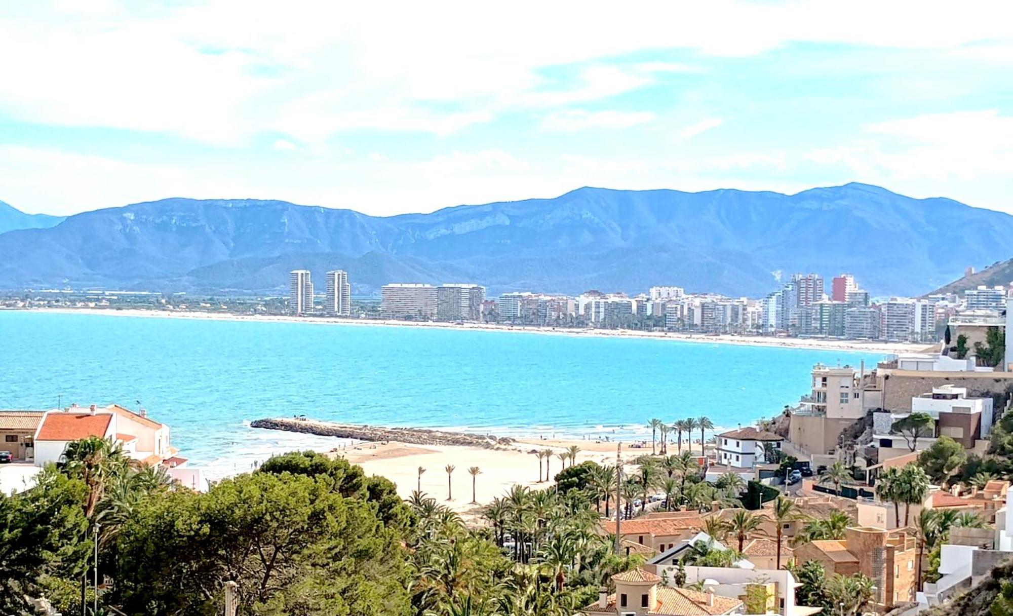 Royal Beach - Appartment With Sea View & Terrace Faro de Cullera Dış mekan fotoğraf