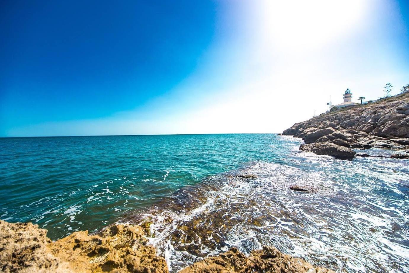 Royal Beach - Appartment With Sea View & Terrace Faro de Cullera Dış mekan fotoğraf