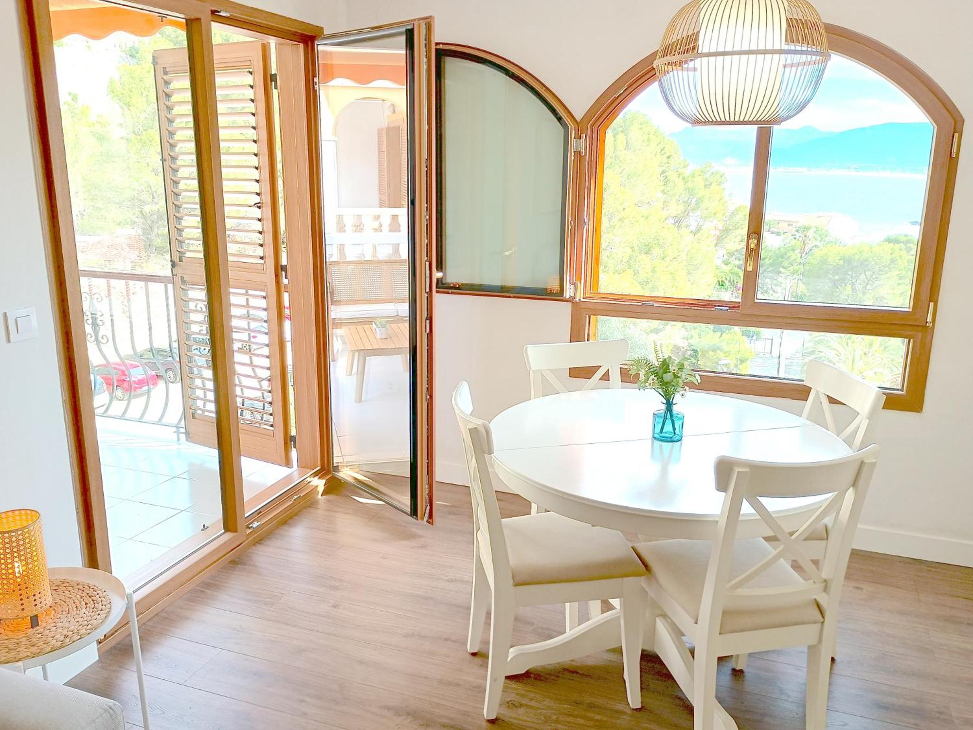 Royal Beach - Appartment With Sea View & Terrace Faro de Cullera Dış mekan fotoğraf