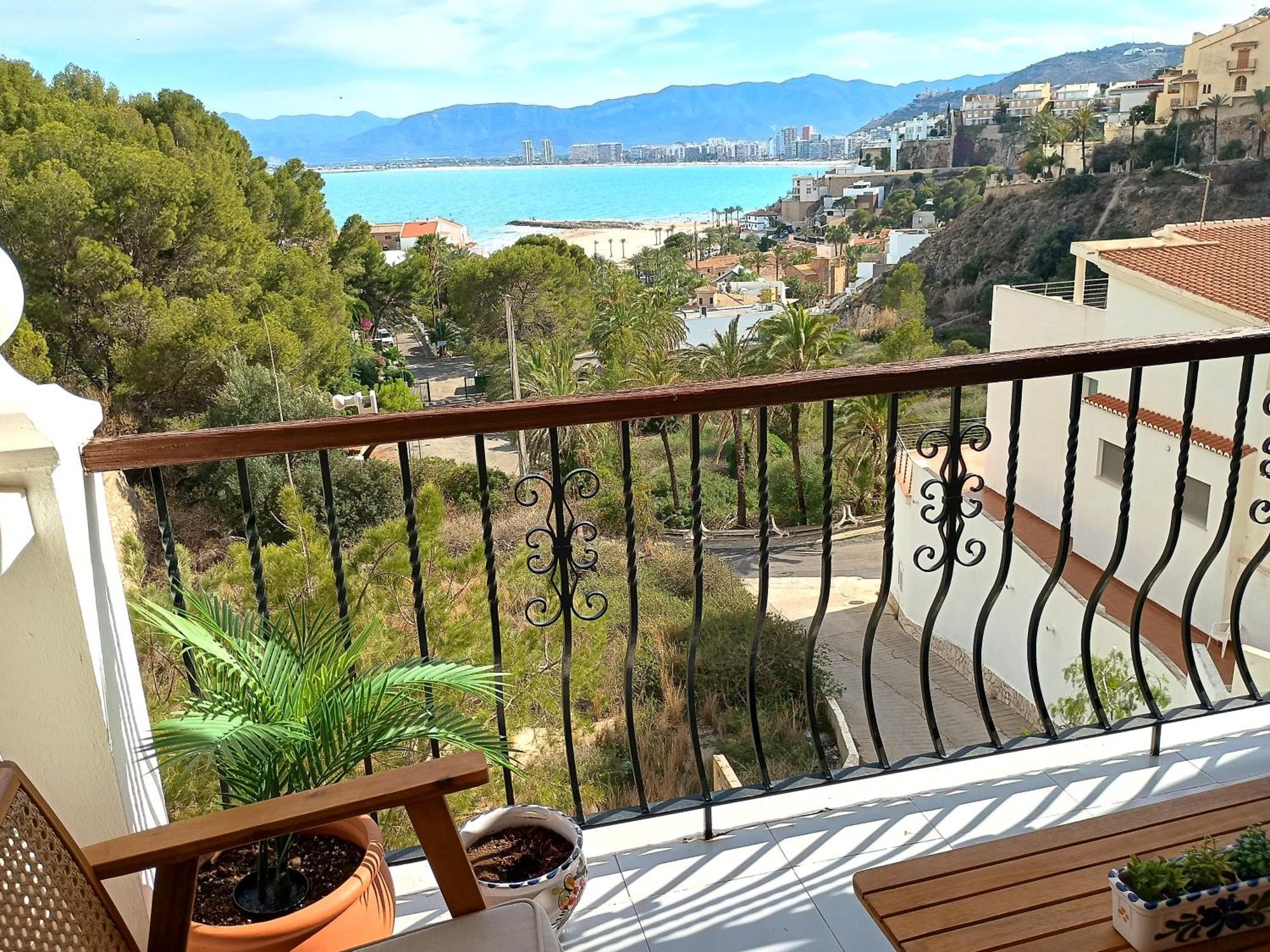 Royal Beach - Appartment With Sea View & Terrace Faro de Cullera Dış mekan fotoğraf